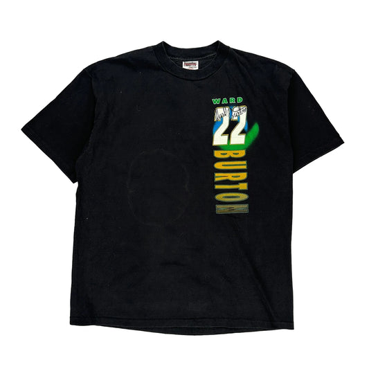 Ward Burton Nascar T-Shirt - XL Black Cotton