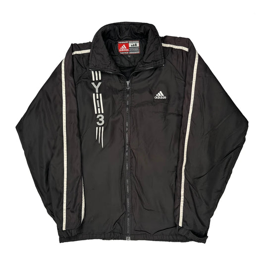 Y-3 Adidas Yohji Yamamoto Track Jacket - Large Black Polyester