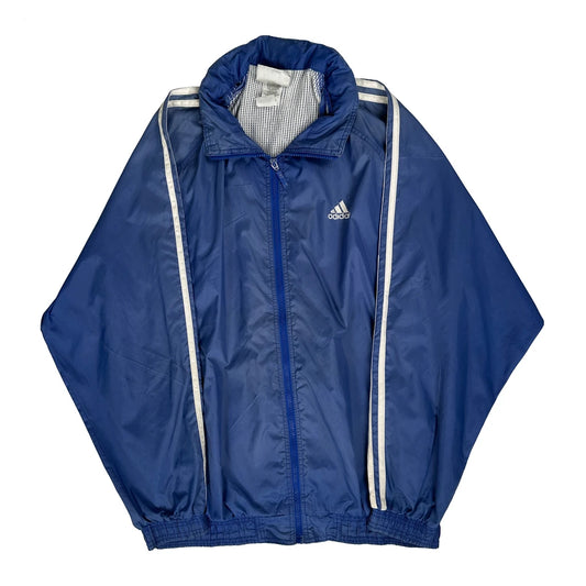 Adidas Windbreaker - Medium Blue Polyester