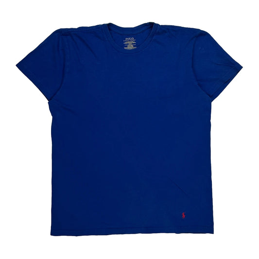 Vintage Polo By Ralph Lauren T-Shirt - Medium Blue Cotton