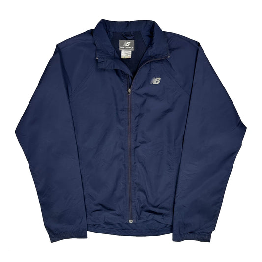 Vintage New Balance Windbreaker - Medium Navy Polyester