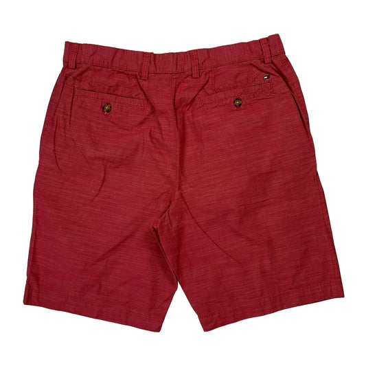 Vintage Tommy Hilfiger Shorts - 33W 10L Red Cotton