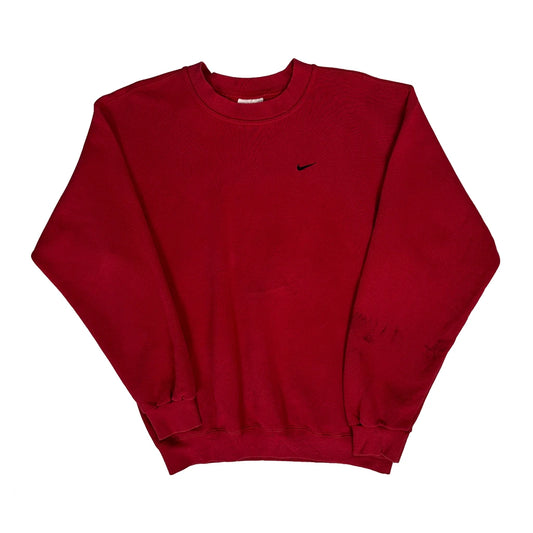 Made In USA Nike Sweatshirt - Small Red Cotton