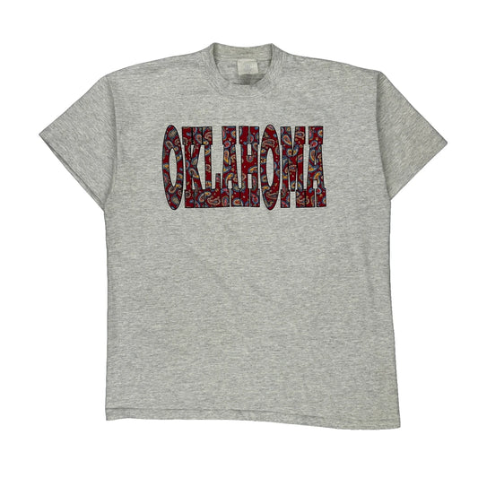 Made In USa Single Stitch T-Shirt - XL Grey Cotton