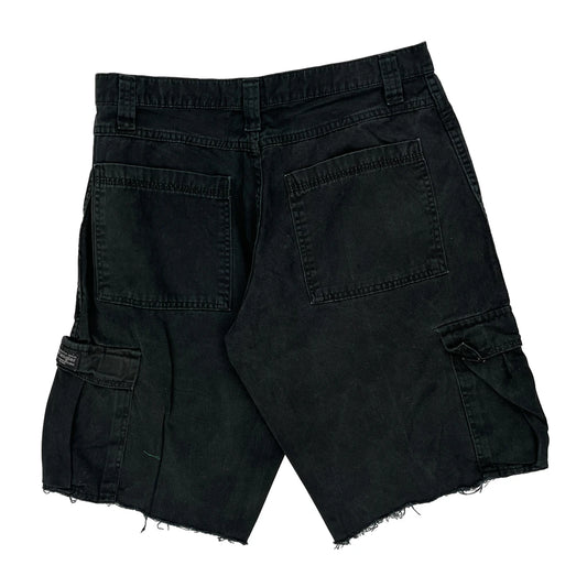 Unbranded Cargo Shorts - 32W 10L Black Cotton