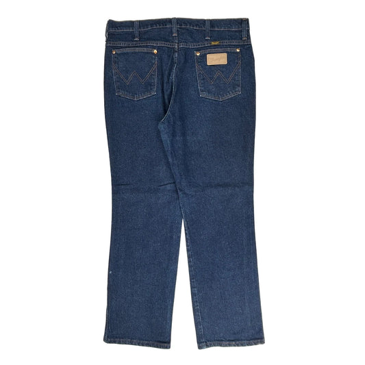 Wrangler Jeans - 34W 31L Dark Wash Cotton