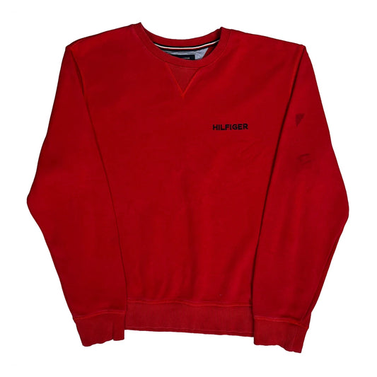 Tommy Hilfiger Sweatshirt - Large Red Cotton