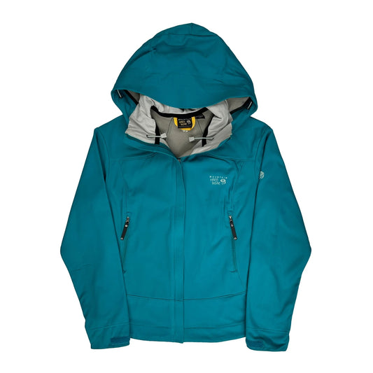 Mountain Hard Wear Waterproof Jacket - Large Blue Polyester