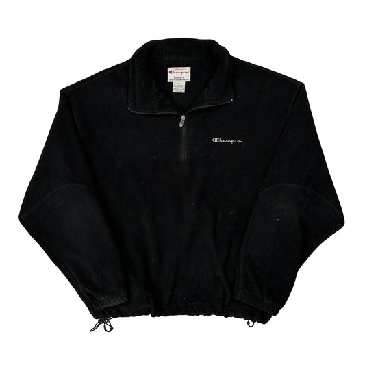 Vintage Champion Fleece - XL Black Polyester