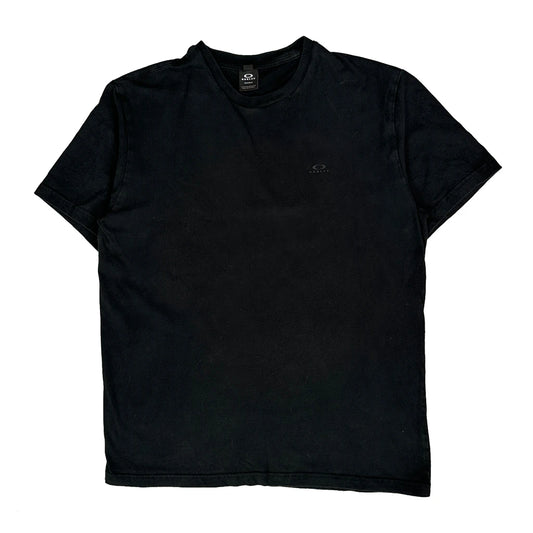 Vintage Oakley T-Shirt - No Size Black Cotton