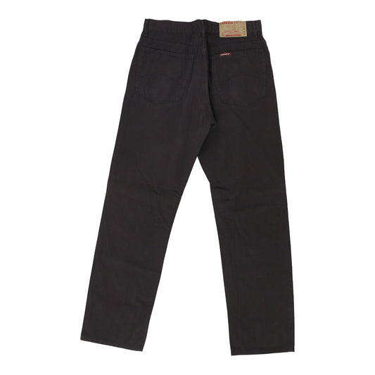 Vintage Carrera Trousers - 33W 32L Black Cotton