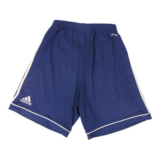 Vintage Adidas Sport Shorts - Small Blue Polyester