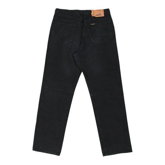 Vintage Carrera Jeans - 36W 33L Black Cotton
