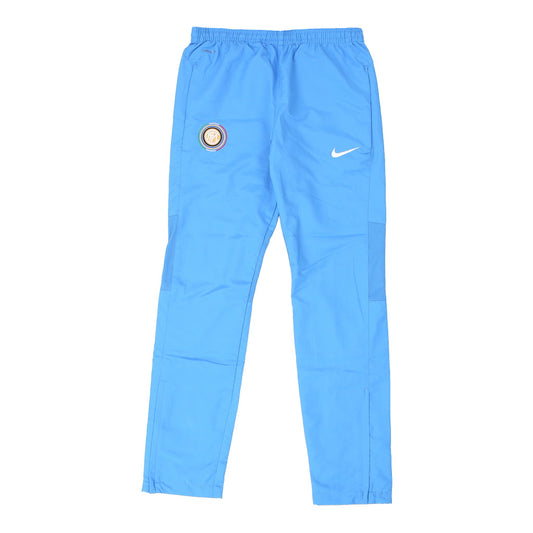 Vintage Nike Football Tracksuit - Small Blue Polyester