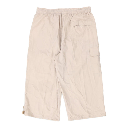 Vintage Unbranded Tall Cargo Shorts - Large Beige Polyester