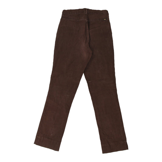 Vintage Lee Trousers - 28W UK 8 Brown Cotton