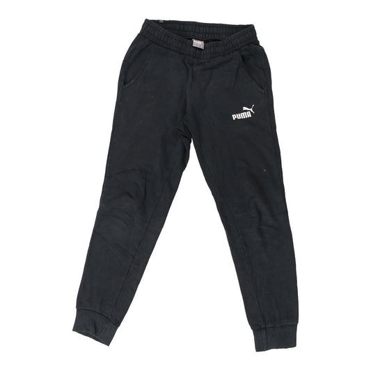 Vintage Puma Joggers - Small Black Cotton