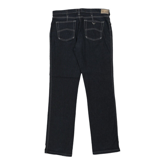Armani Jeans Jeans - 34W UK 14 Dark Wash Cotton