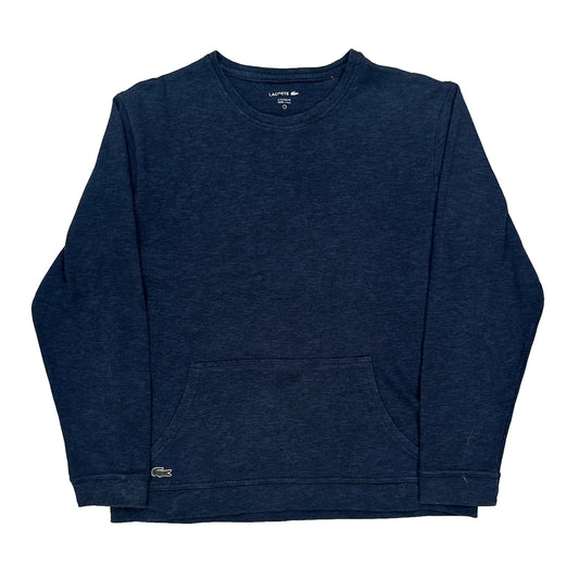 Lacoste Sweatshirt - Medium Blue Cotton