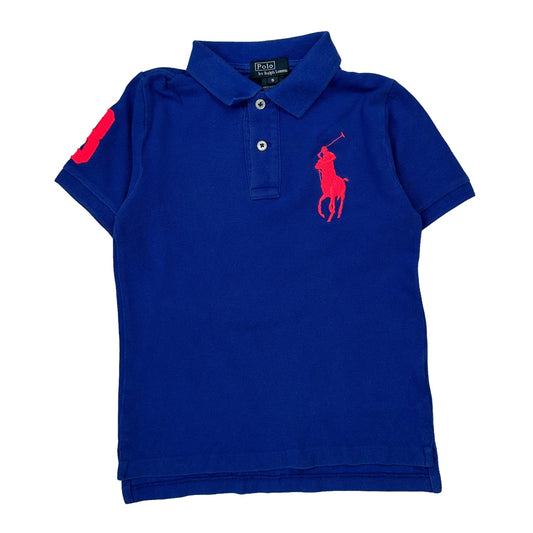 Age 5 Polo By Ralph Lauren Polo Shirt - Small Blue Cotton