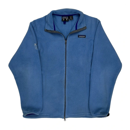 Vintage Made In USA Patagonia Polartec Fleece Jacket - Large Blue Polyester