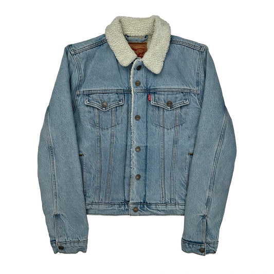 Levis Denim Jacket - Small Light Wash Cotton