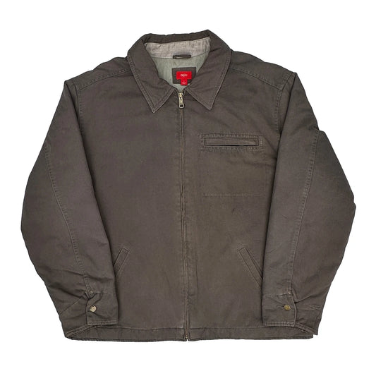 Vintage Mossimo Work Jacket - Large Grey Cotton