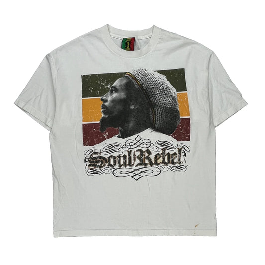 Zion Rootwear Single Stitch T-Shirt - XL White Cotton