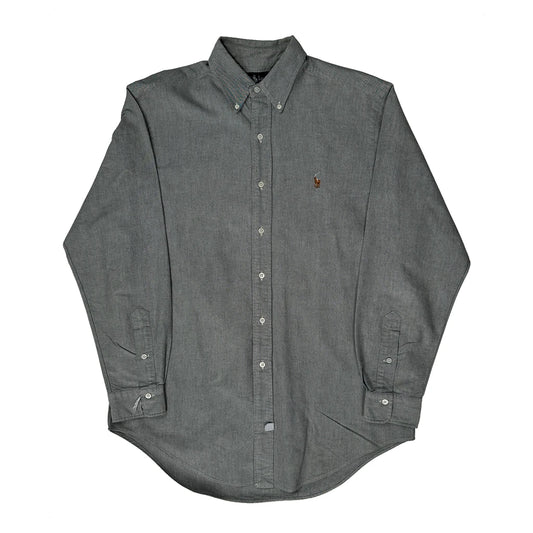 Polo By Ralph Lauren Shirt - Large Grey Cotton