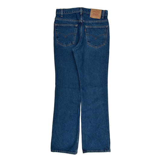 90S 517 Levis Boot Cut Jeans - 31W 34L Blue Cotton