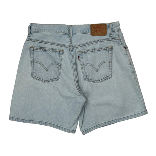 Levis Denim Shorts - 29W UK 12 Light Wash Cotton