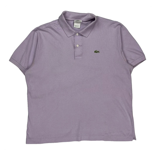 Lacoste Polo Shirt - XL Purple Cotton