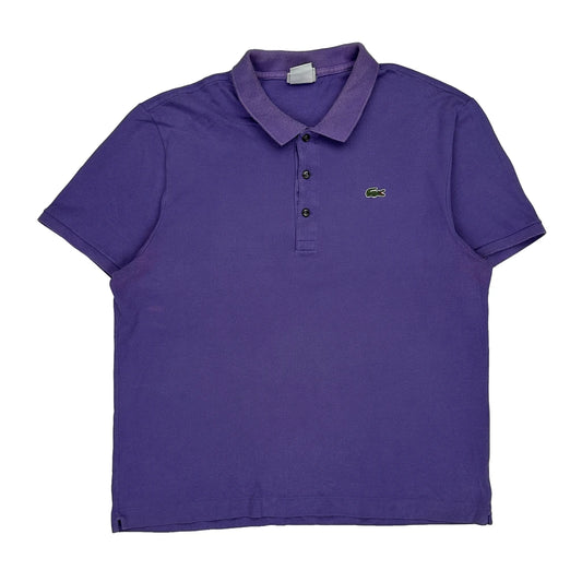 Lacoste Slim Fit Polo Shirt - 3XL Purple Cotton
