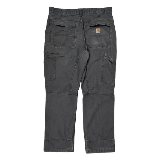 Carhartt Carpenter Trousers - 33W 30L Grey Cotton Blend