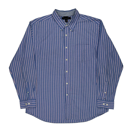Tommy Hilfiger Striped Shirt - XL Blue Cotton