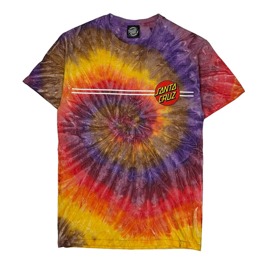 Santa Cruz Tie-Dye T-Shirt - Small Multicoloured Cotton