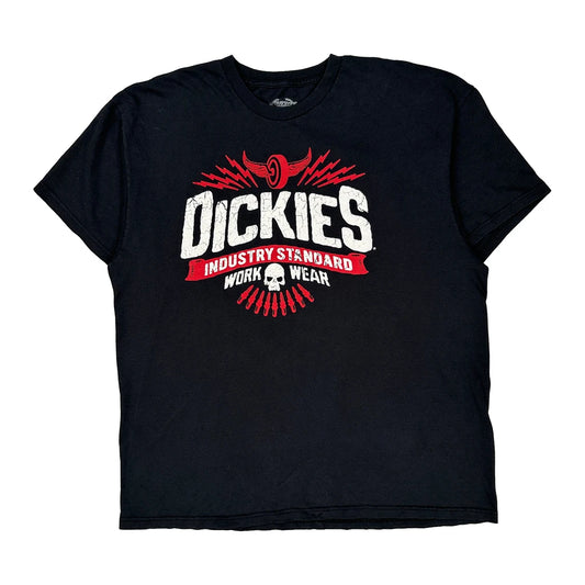 Industry Standard Work Wear Dickies Graphic T-Shirt - 2XL Black Cotton