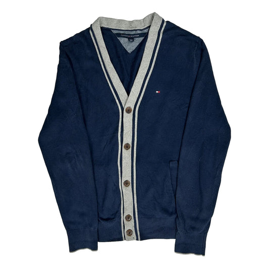 Vintage Tommy Hilfiger Cardigan - Medium Blue Cotton