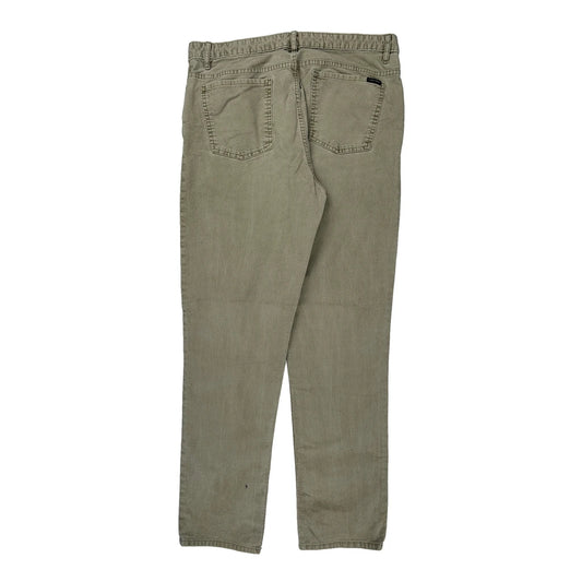 Vintage Dockers Cord Trousers - 32″ Waist Beige Cotton