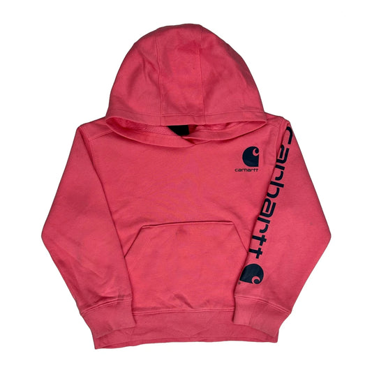 Age 4 Carhartt Hoodie - Small Pink Cotton