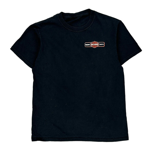 Mda Harley Davidson T-Shirt - Small Black Cotton