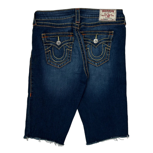 Vintage True Religion Denim Shorts - 30W 13L Blue Denim
