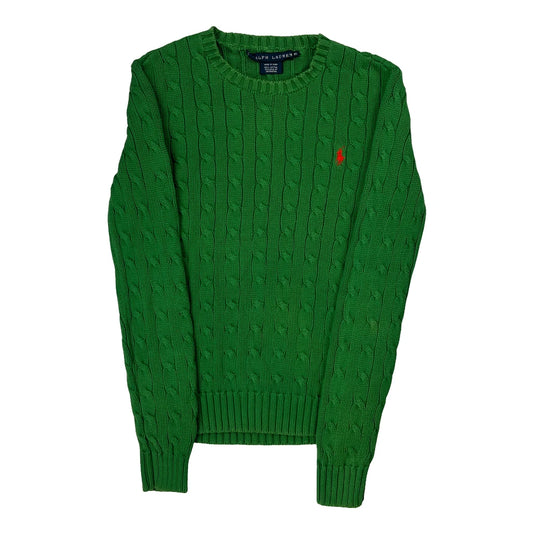 Vintage Ralph Lauren Jumper - XS Green Cotton
