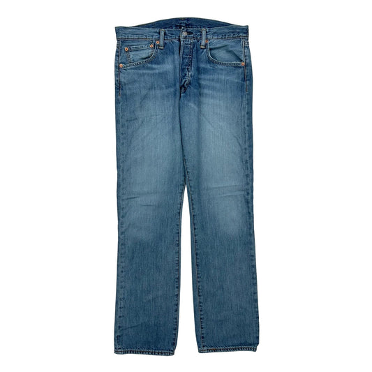501 Levis Jeans - 33W 32L Blue Denim