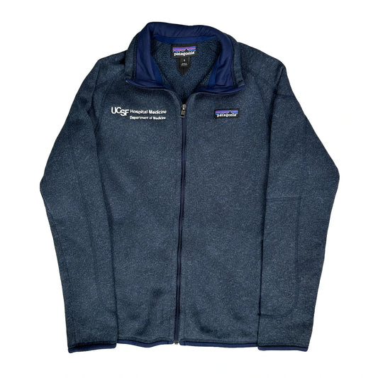 Ucsf Hospital Medicine Department Of Medicine Patagonia Fleece Jacket - Small Blue Polyester