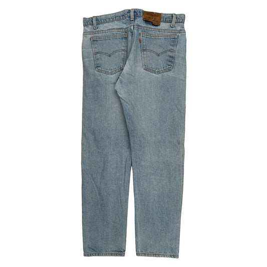 Made In USA Levis Jeans - 35W 30L Light Wash Cotton