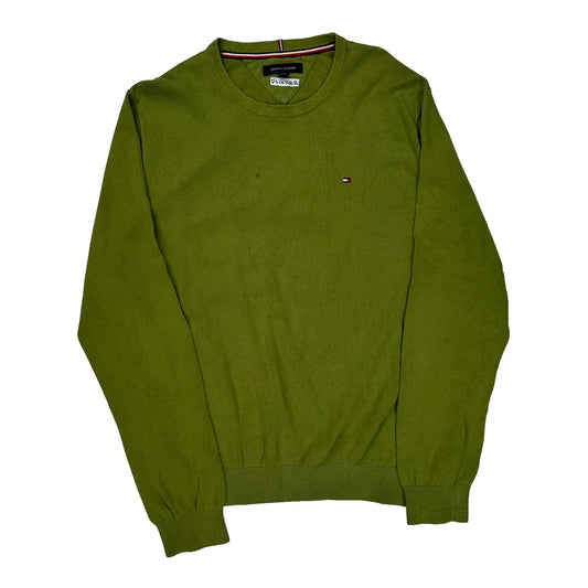 Tommy Hilfiger Jumper - XL Green Cotton
