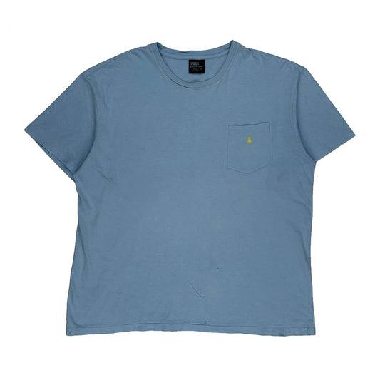 Polo By Ralph Lauren T-Shirt - Large Blue Cotton