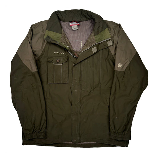 Columbia Ski Jacket - Large Green Polyester