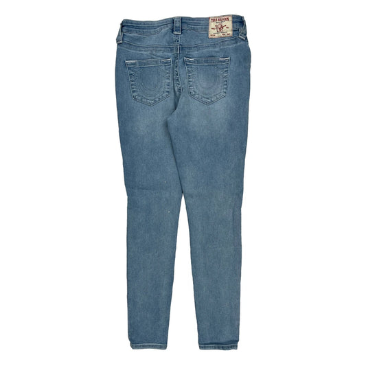 True Religion Skinny Jeans - 30W UK 8 Light Wash Cotton Blend